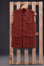 Mahroon Nehru Jacket