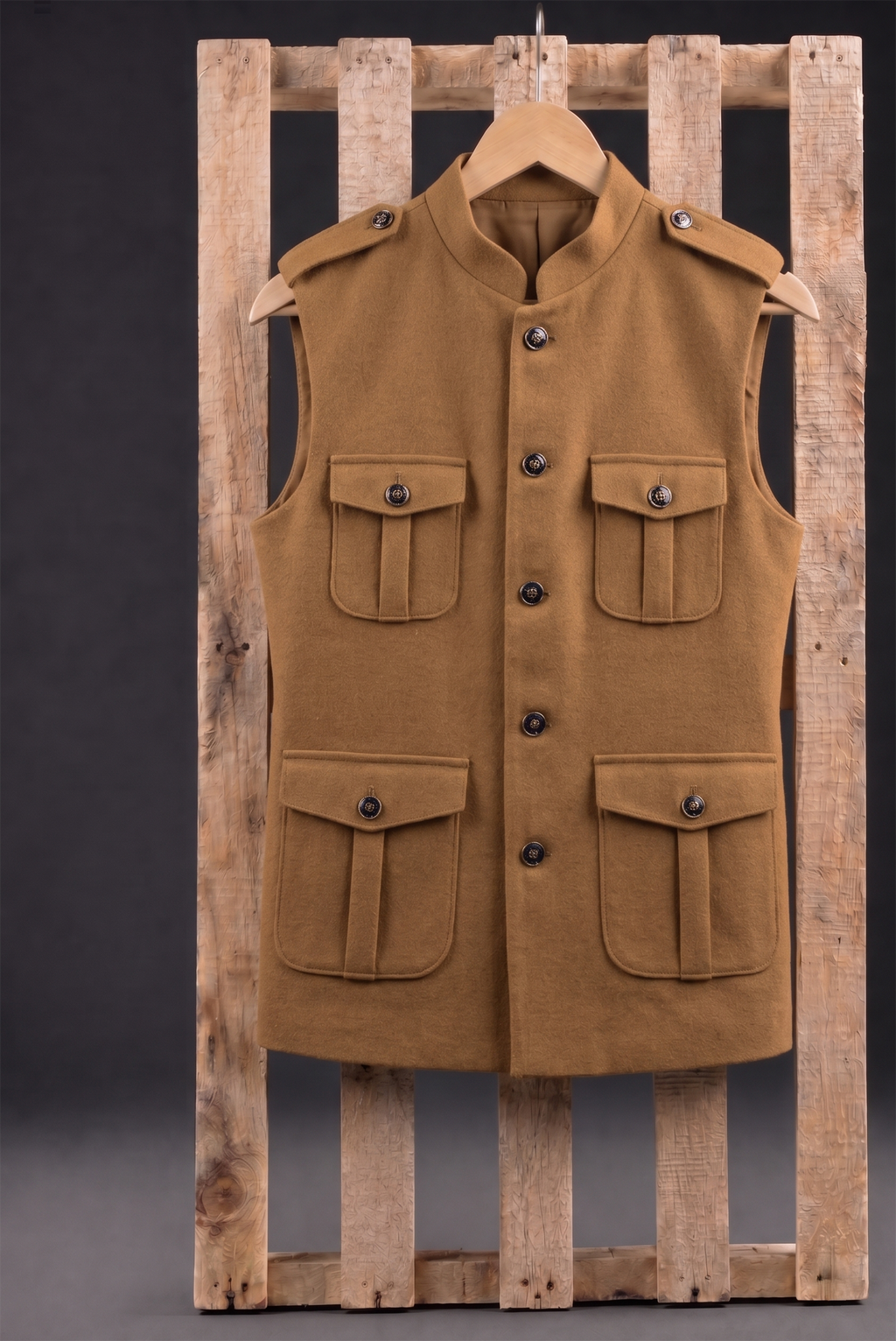 Tan Nehru Jacket