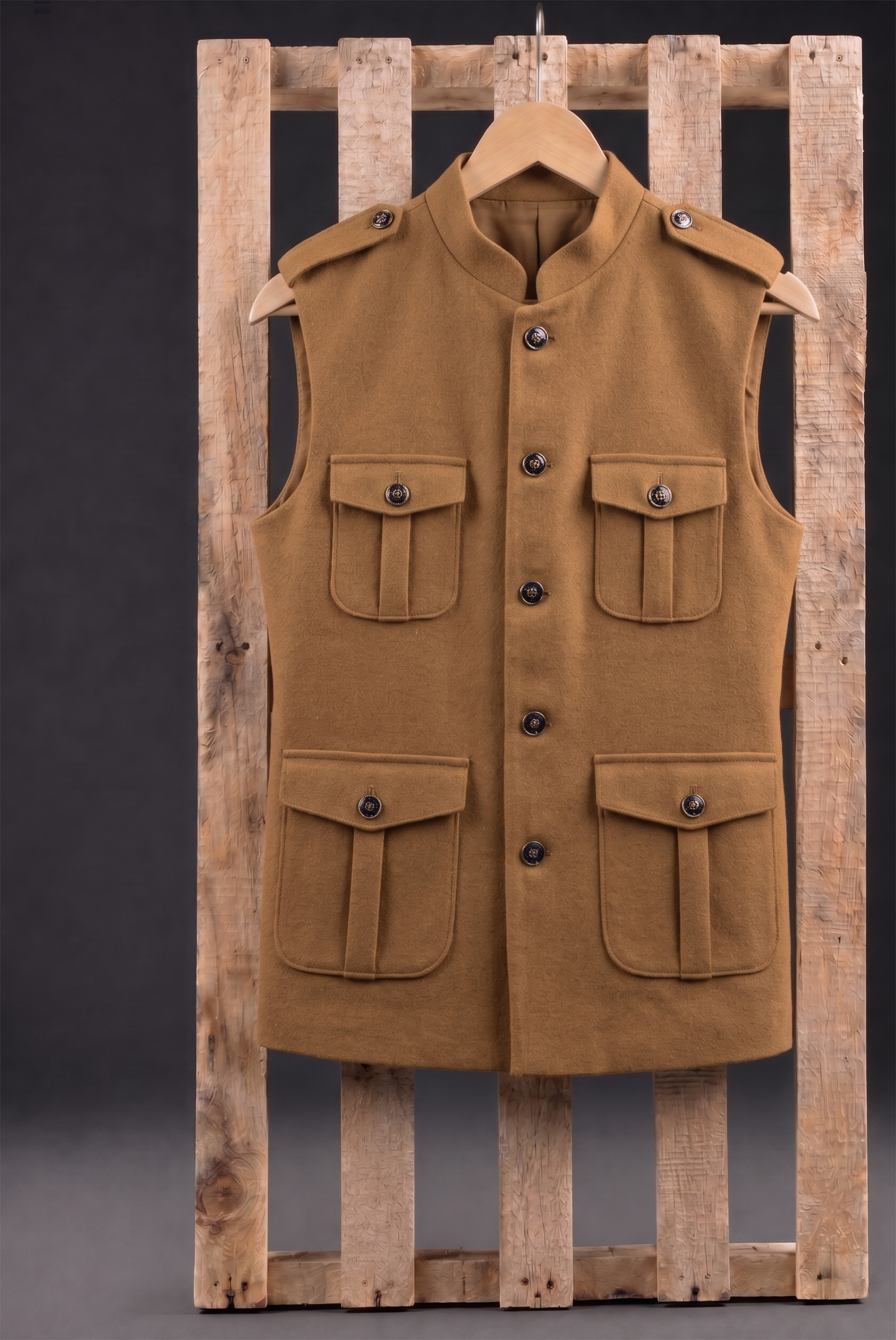 Tan Nehru Jacket