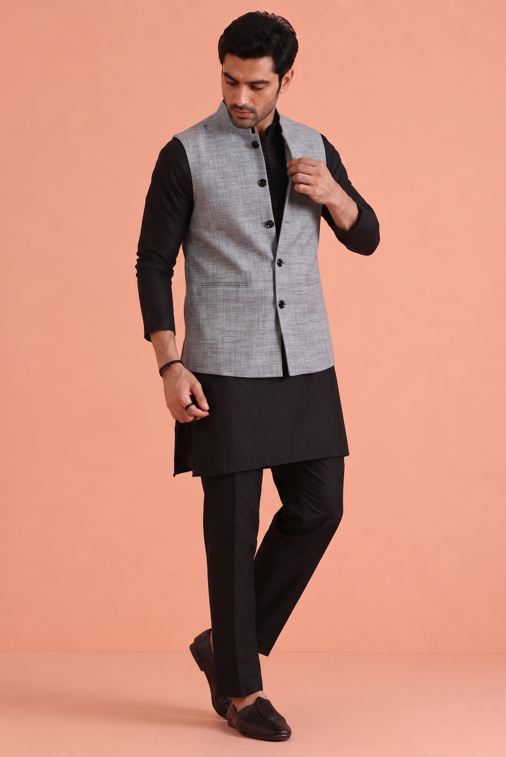 Grey Nehru Jacket