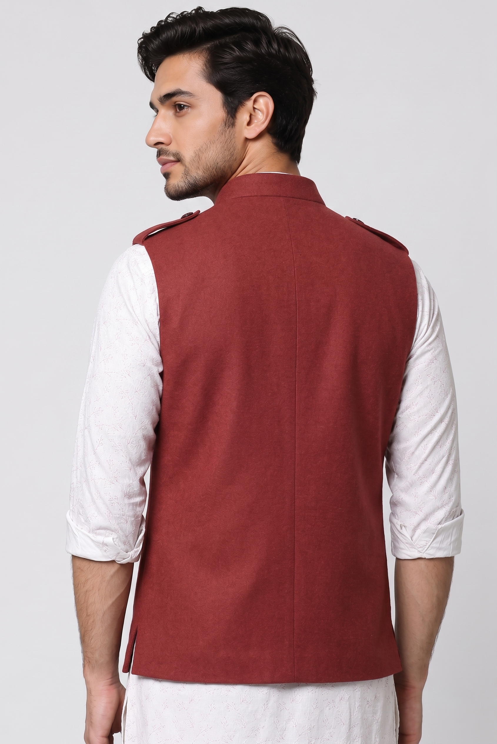 Mahroon Nehru Jacket
