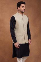 light Beige khadhi Nehru Jacket