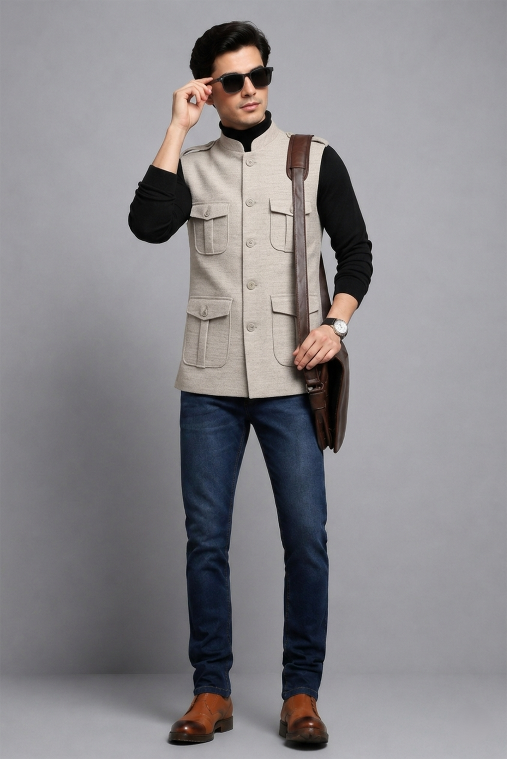 Grey  Nehru Jacket