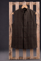 Brown Nehru Jacket