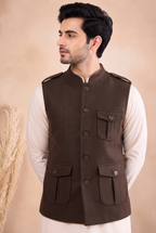 Brown Nehru Jacket