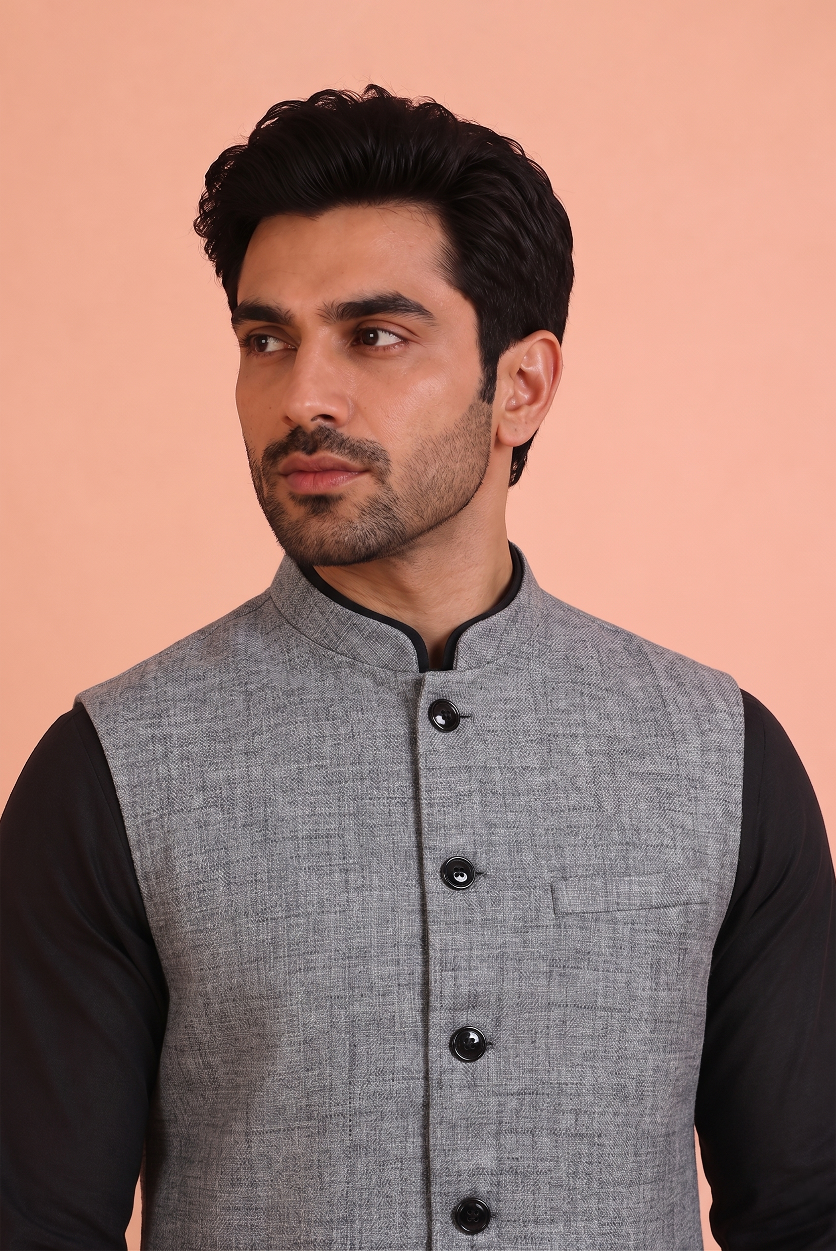 Grey Nehru Jacket