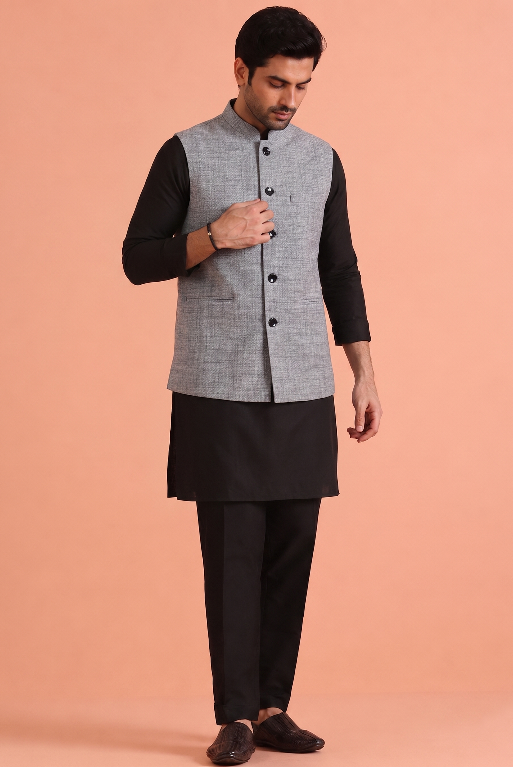 Grey Nehru Jacket