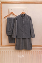 grey Kurta pajama with Jacket